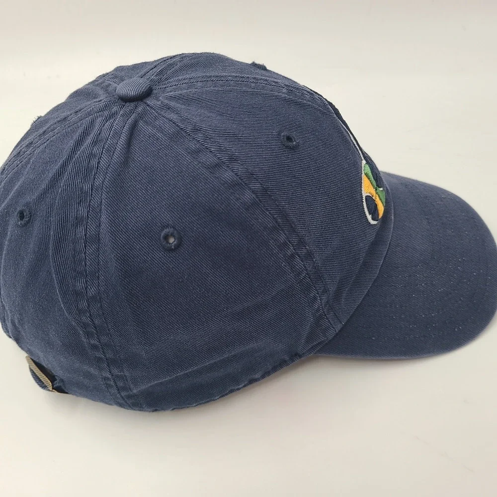 Utah Jazz Hat Strapback 47 Brand Clean Up Blue NBA Basketball Logo‎ Casual Men